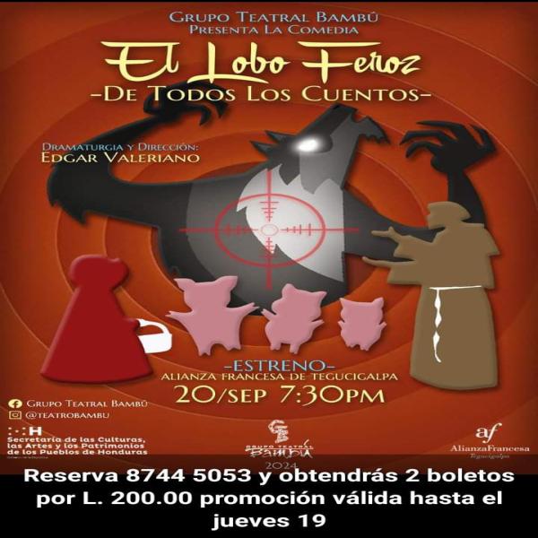 Estreno de la obra teatral "El lobo de todos los cuentos"