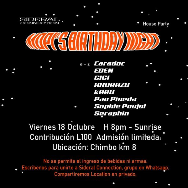 House Party: Mopi´s Birthday Night 