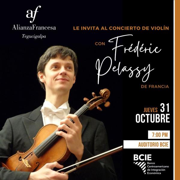Concierto de Violín con Frédéric Pelazzy  