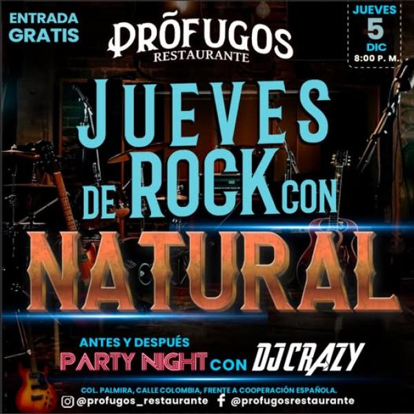 Jueves de rock con Natural 