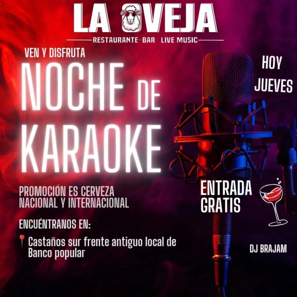 Karaoke con música en vivo