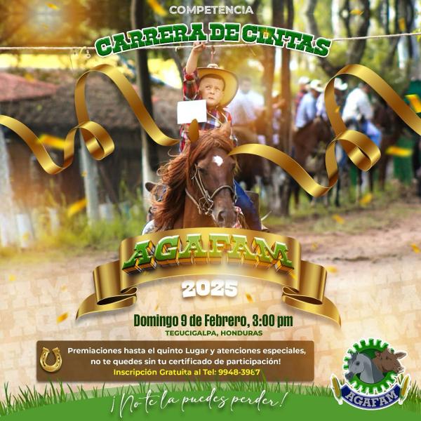 Gran carrera de cintas en AGAFAM 