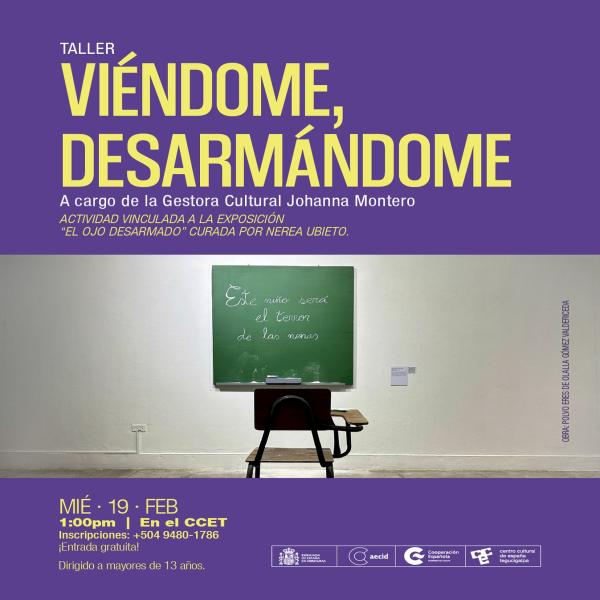 Taller transformador que no te podés perder: “Viéndome, Desarmándome”