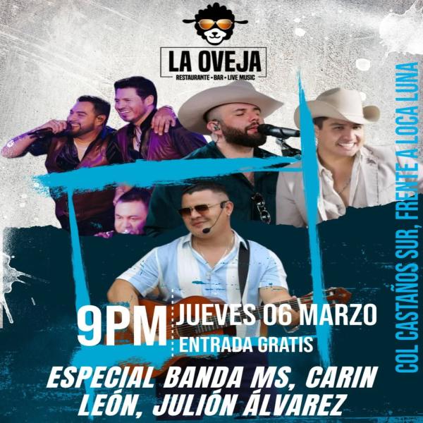 Tributo a Banda MS, Carin León y Julión Álvarez