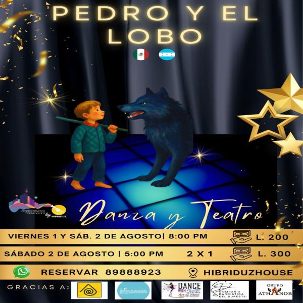 Presentación: "Pedro y El Lobo" del Grupo Dancístico del Sureste" de México