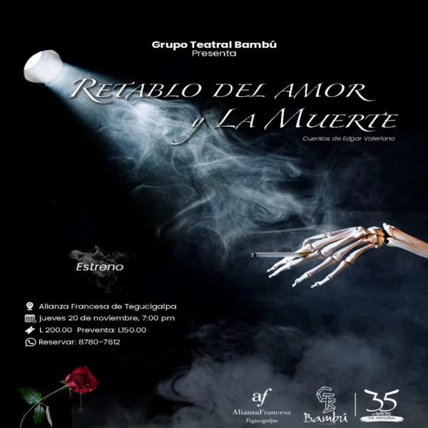 Presentación de la obra: Retablo del amor y la muerte 
