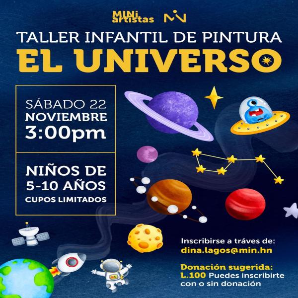Taller Infantil de Pintura: El Universo 