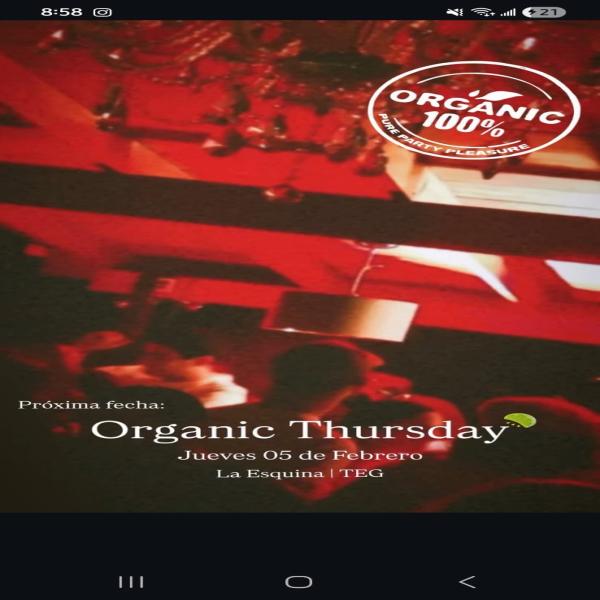 Organic Thursday  