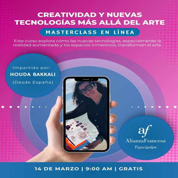 Masterclass en línea: Creatividad y nuevas tecnologías más allá del arte 