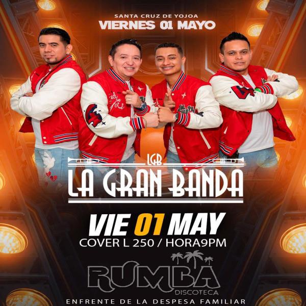 La Gran Banda en Santa Cruz De Yojoa