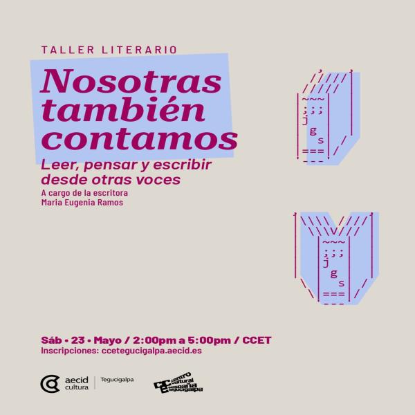 Taller literario Nosotras también contamos