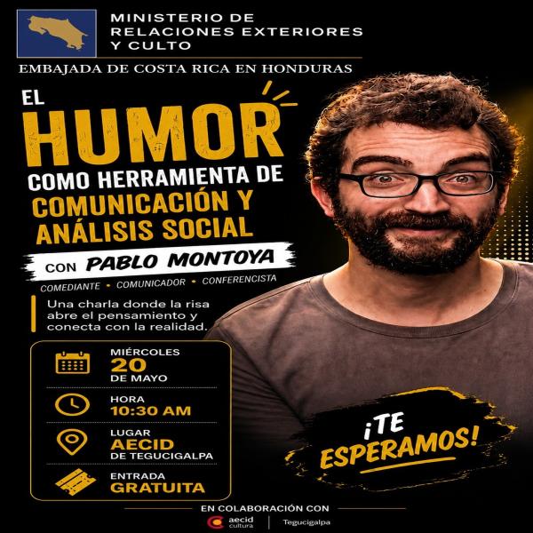 Charla: “El humor como herramienta de comunicación y análisis social”
