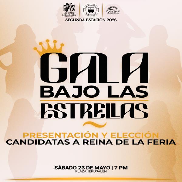 Gala Bajo las Estrellas: Presentación y elección de las candidatas a Reina de la Feria Teca 2026