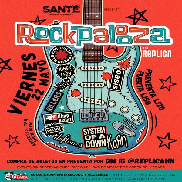 ROCKPALOOZA, una noche donde los amplificadores no van a descansar
