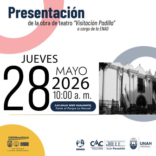 Sede Paraninfo la presentación de la obra “Visitación Padilla”