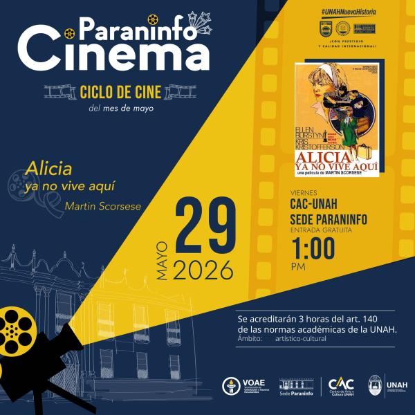 Paraninfo Cinema presenta “Alicia ya no vive aquí”