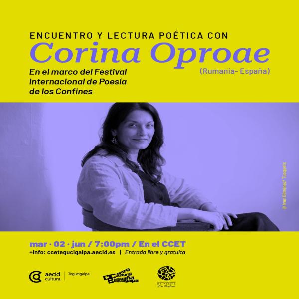 Encuentro y lectura poética junto a Corina Oproae (Rumania–España)