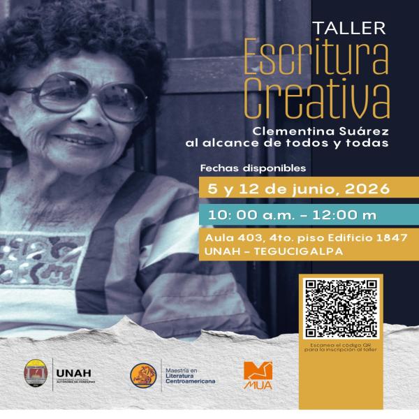 Taller de escritura creativa: “Clementina Suárez al alcance de todas y todos”