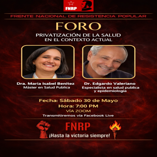 Foro: Privatización de la salud en el contexto actual 