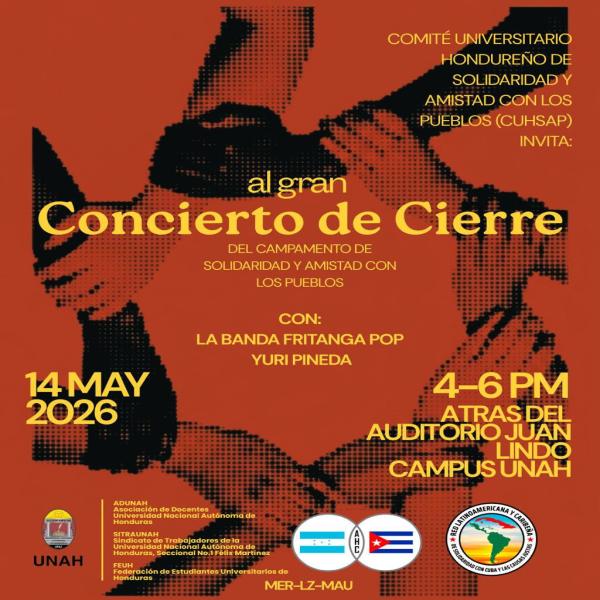 Gran concierto de cierre del campamento de solidaridad y amistad con los pueblos