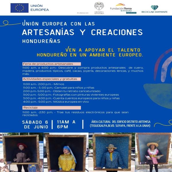 Unión Europea con las artesanías y creaciones hondureñas