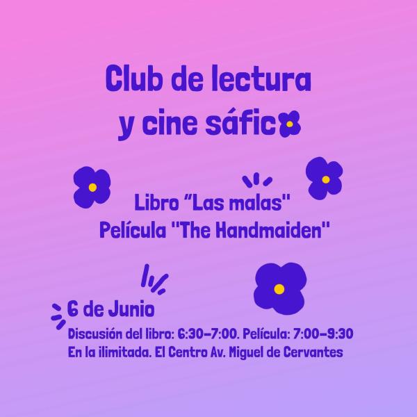 Club de lectura y cine sáfico