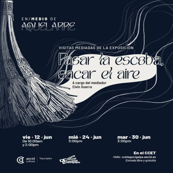 Visita mediada de la exposición “Pasar la escoba sacar el aire” 