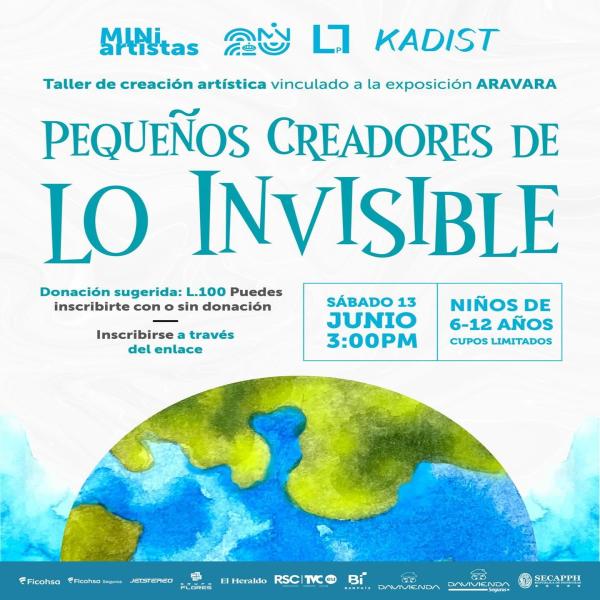 Taller de creación artística: Pequeños Creadores de lo Invisible 