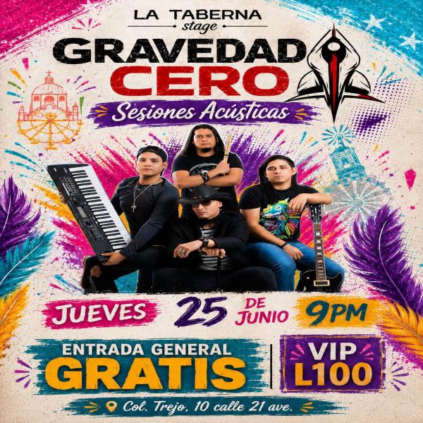 Gravedad Cero: edición especial de Sesiones Acústicas durante Feria Juniana