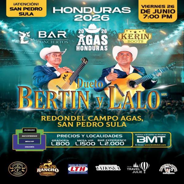 Dueto Bertín y Lalo llega desde México al Redondel Campo AGAS 