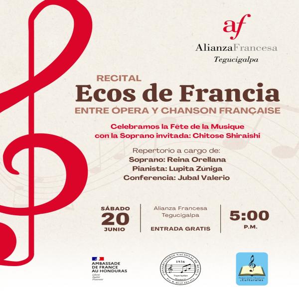 Ecos de Francia: entre ópera y chanson française 
