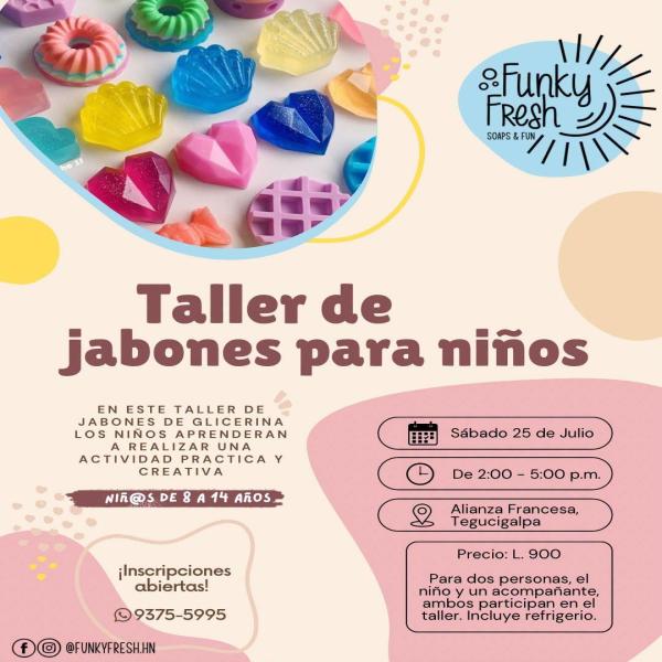 Taller de Jabones de Glicerina para niños 