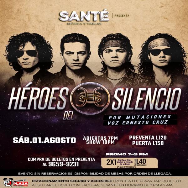 Una noche para vibrar con la legendaria música de Héroes del Silencio