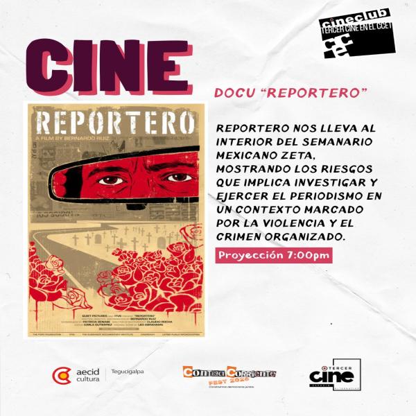 Tercer Cine presenta el Documental “Reportero”